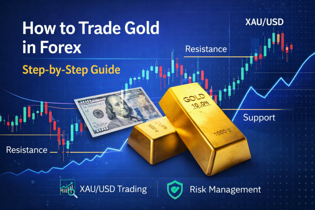 how to trade gold in forex