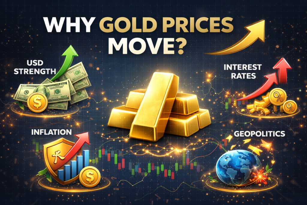 why gold prices move