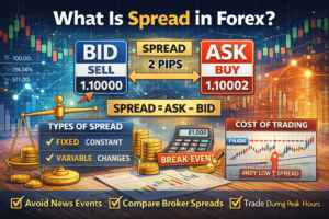 what is spread in forex bid ask example chart